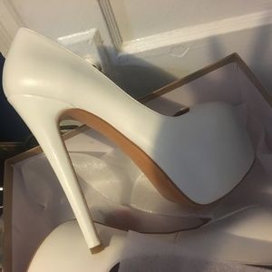 white pumps
